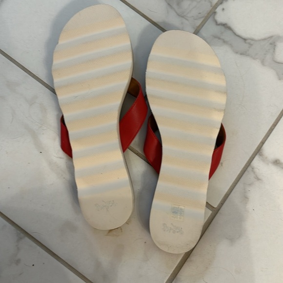Coach Red Flip Flops - Picture 4 of 4
